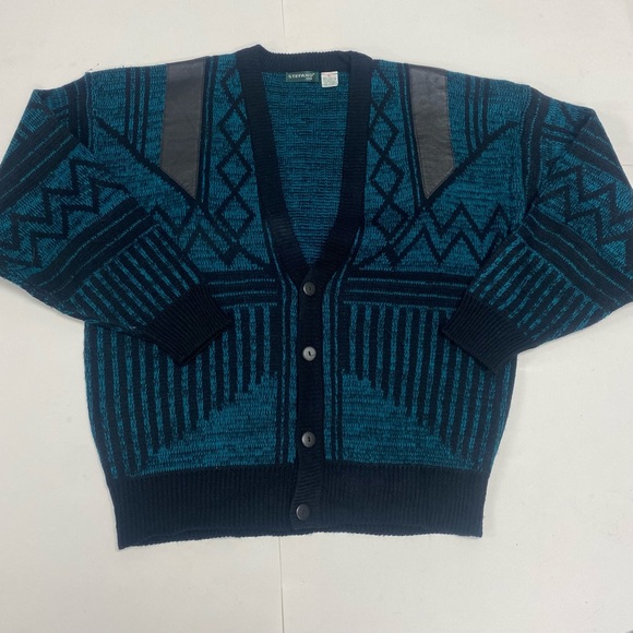 80’s Stefano Acrylic Cardigan Sweater - Picture 1 of 5